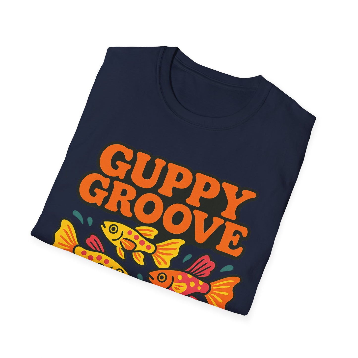 Guppy Groove Retro Neon Aquarium T-Shirt