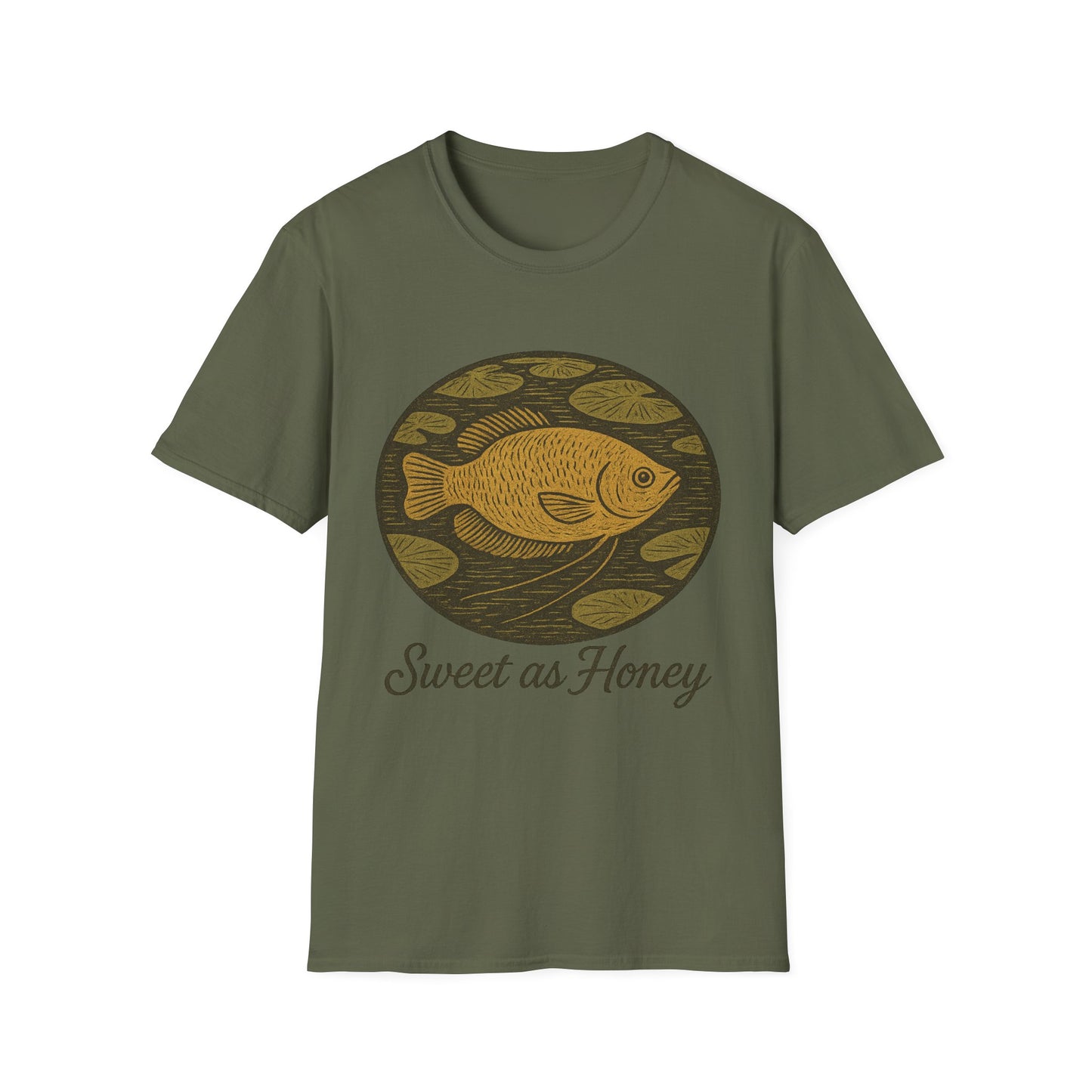 Sweet as Honey Tee – Hand-Sketched Honey Gourami Design