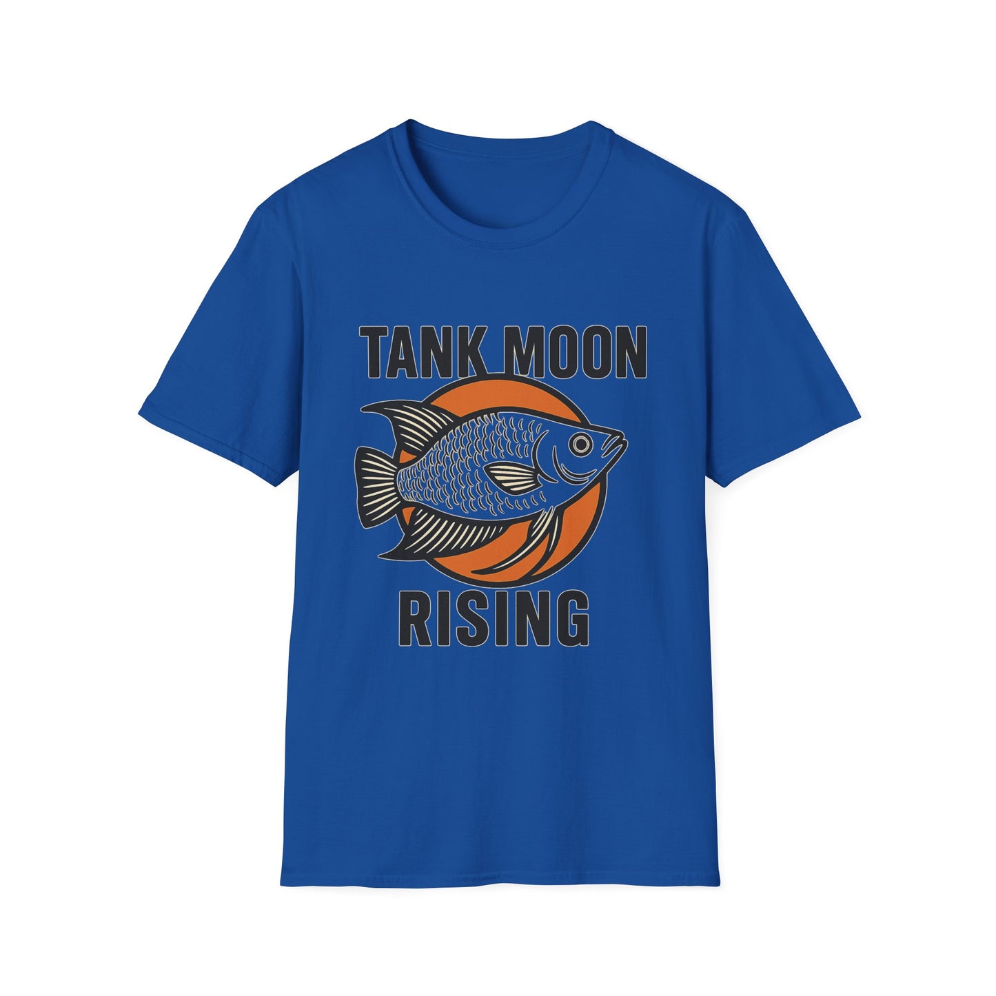 Tank Moon Rising Tee – Retro Moonlight Gourami Emblem