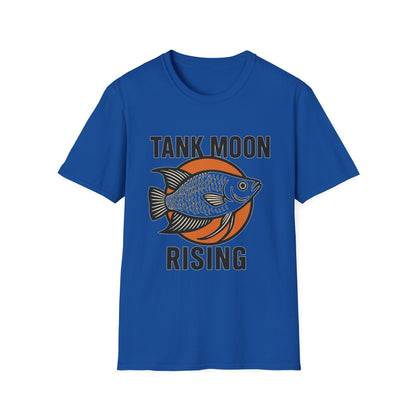 Tank Moon Rising Tee – Retro Moonlight Gourami Emblem