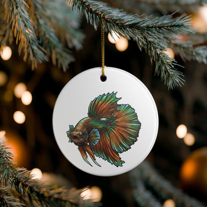 Copper Dragon Betta Ornament