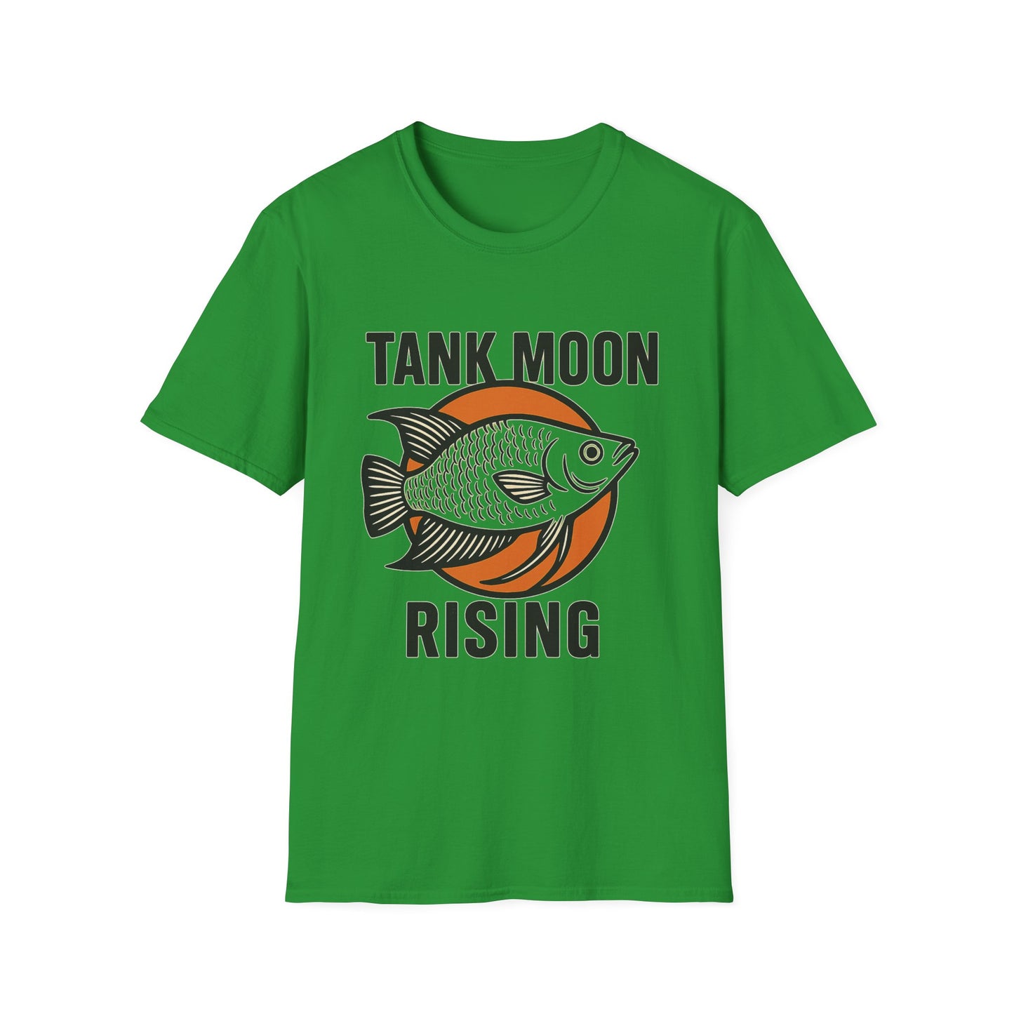 Tank Moon Rising Tee – Retro Moonlight Gourami Emblem