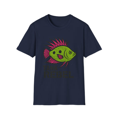 Tank Rebel Tee – Punk Three-Spot Gourami Mohawk Design