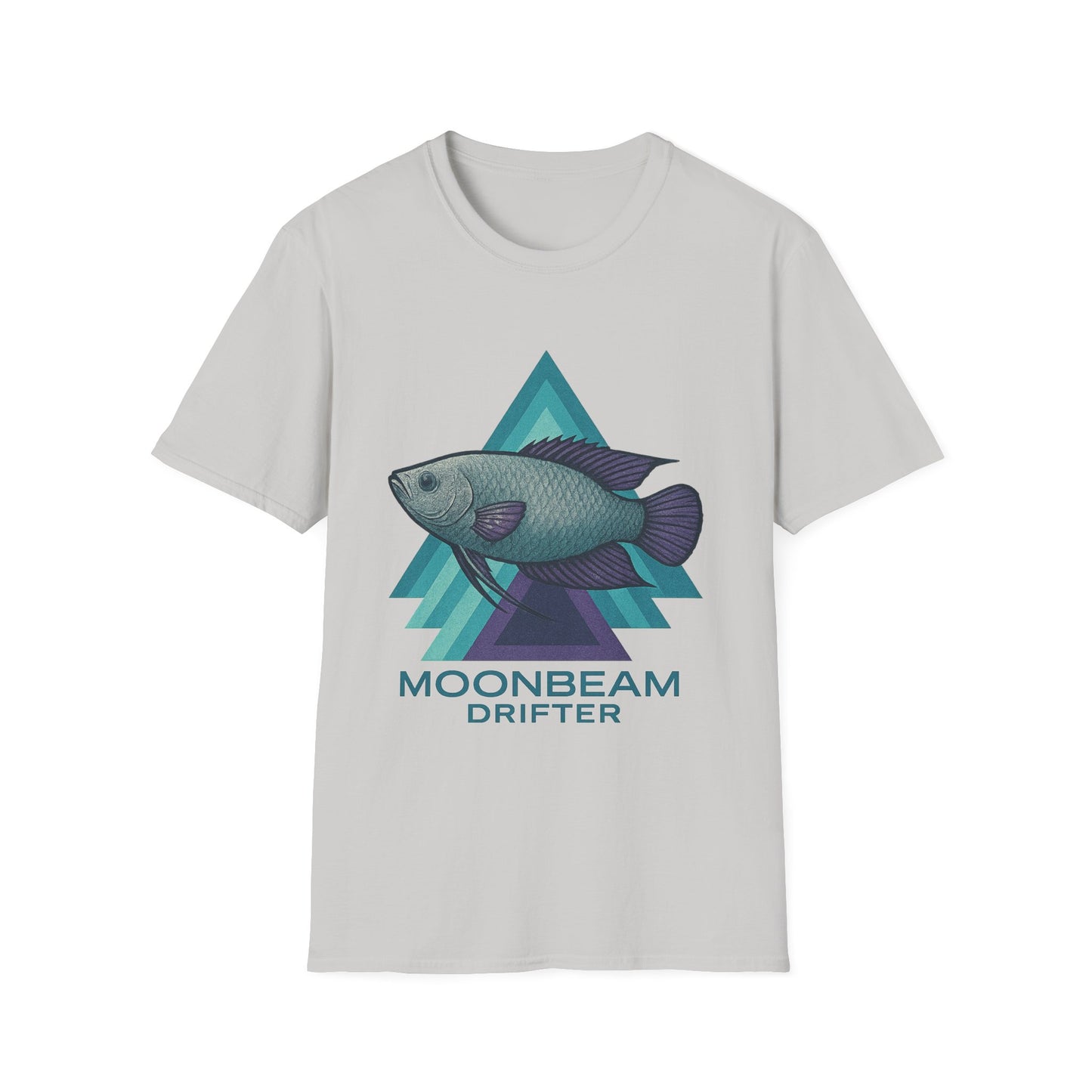 Moonbeam Drifter Tee – Geometric Moonlight Gourami Design