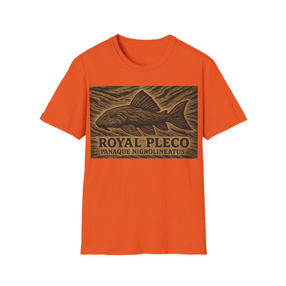 Royal Pleco Tee – Driftwood Spirit Double Exposure Design