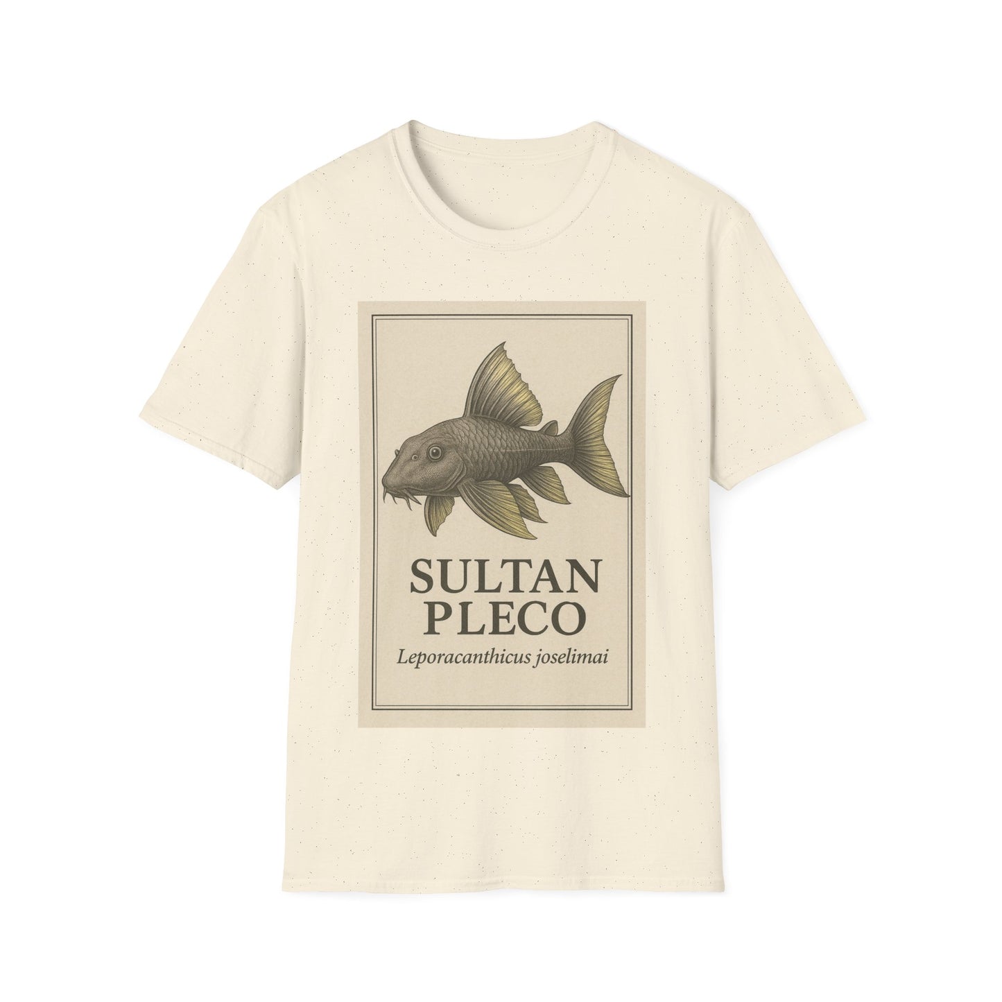 Sultan Pleco Tee – Realistic Etching Catfish Design