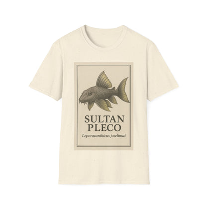 Sultan Pleco Tee – Realistic Etching Catfish Design