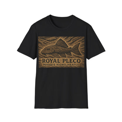 Royal Pleco Tee – Driftwood Spirit Double Exposure Design
