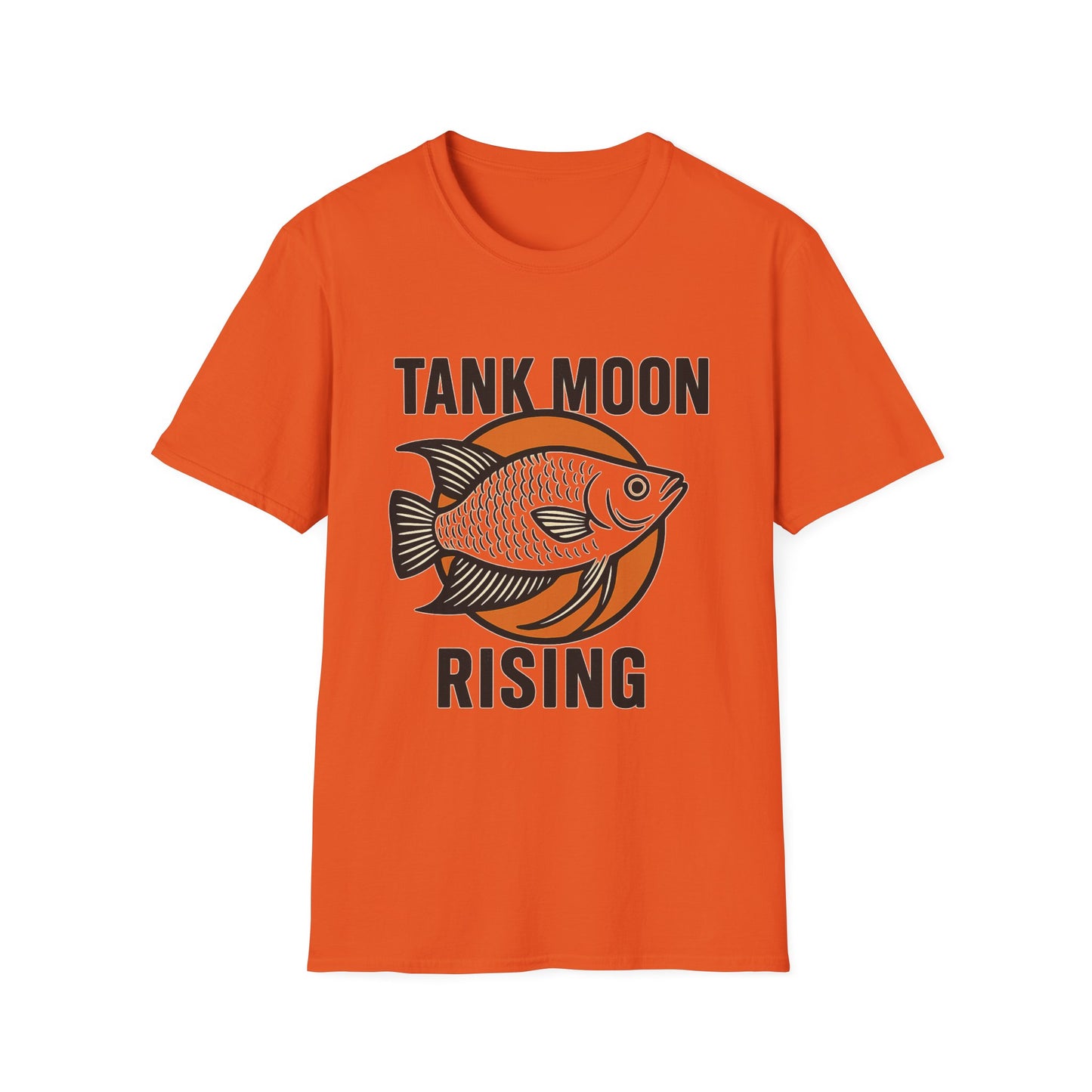 Tank Moon Rising Tee – Retro Moonlight Gourami Emblem