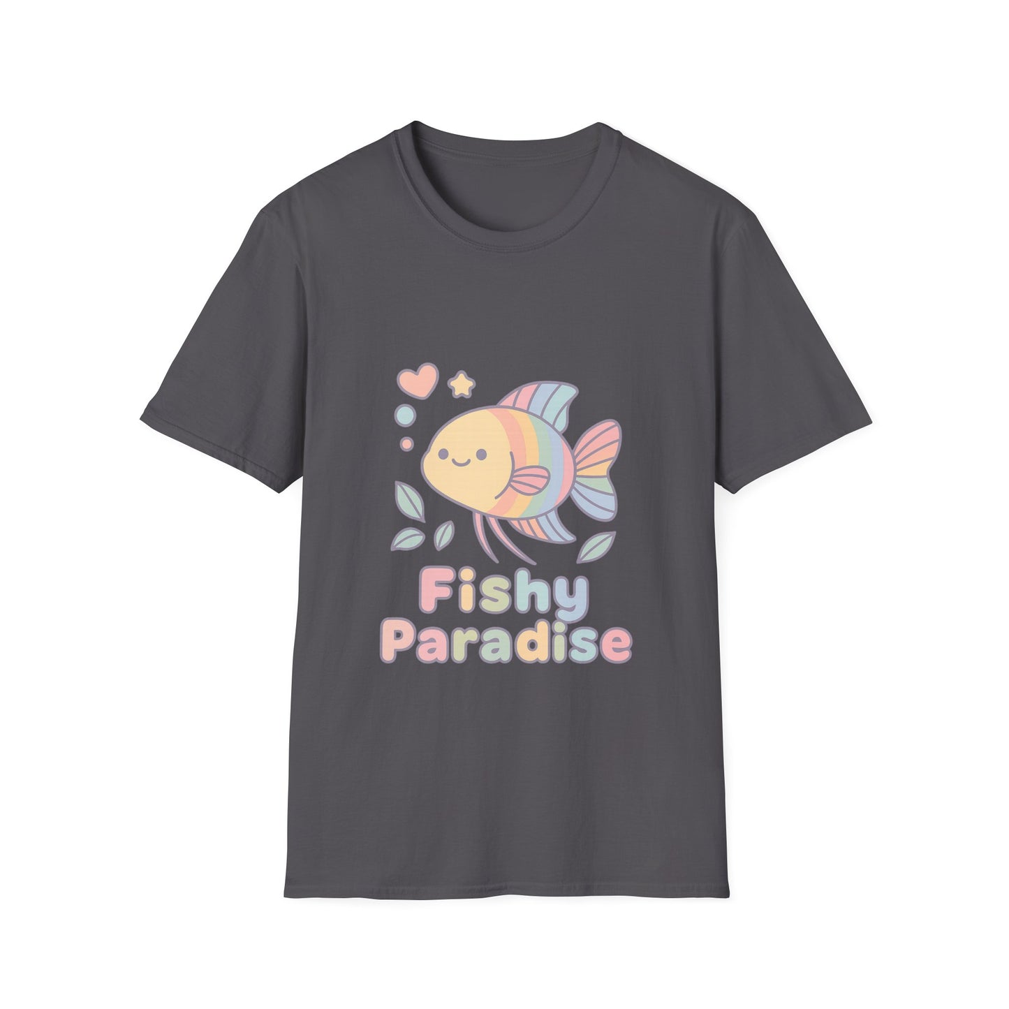 Fishy Paradise Tee – Kawaii Rainbow Paradise Fish Design
