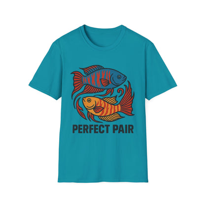 Perfect Pair Tee – Bold Yin-Yang Paradise Fish Design