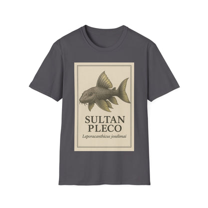 Sultan Pleco Tee – Realistic Etching Catfish Design
