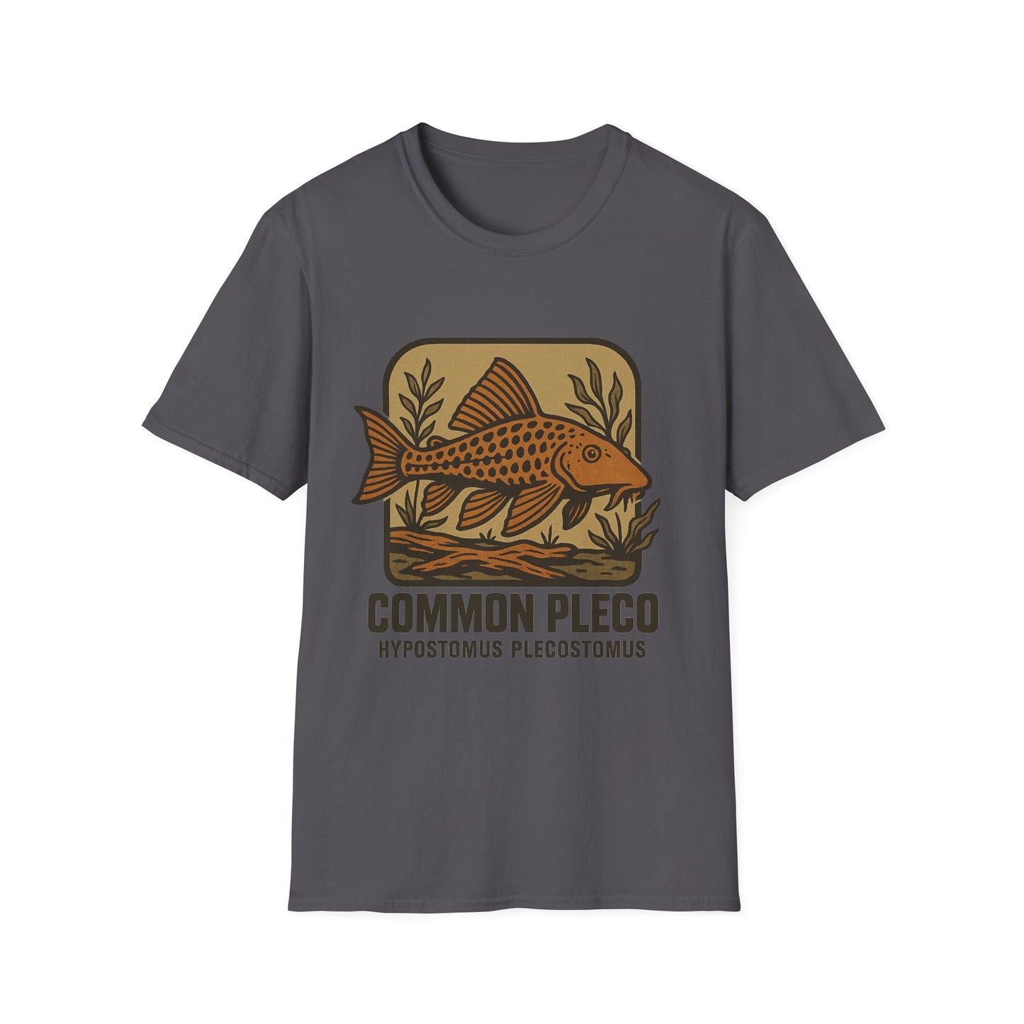 Common Pleco Shirt – Nostalgic Retro Aquarium Style