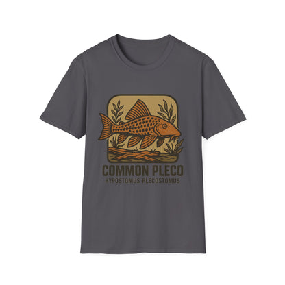 Common Pleco Shirt – Nostalgic Retro Aquarium Style