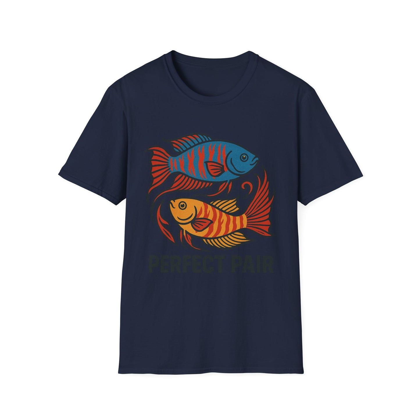 Perfect Pair Tee – Bold Yin-Yang Paradise Fish Design