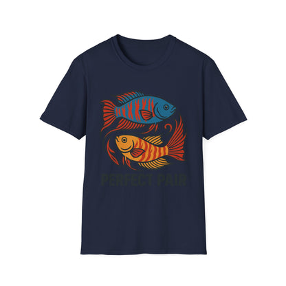 Perfect Pair Tee – Bold Yin-Yang Paradise Fish Design
