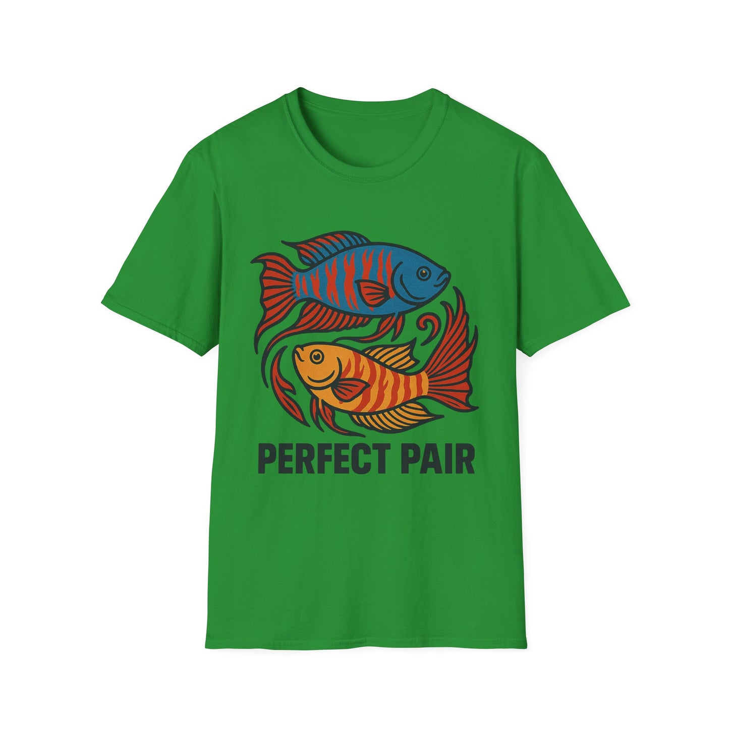 Perfect Pair Tee – Bold Yin-Yang Paradise Fish Design
