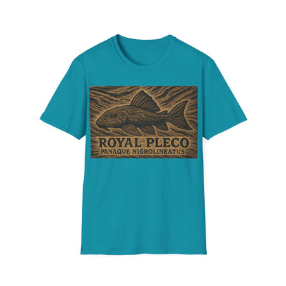 Royal Pleco Tee – Driftwood Spirit Double Exposure Design