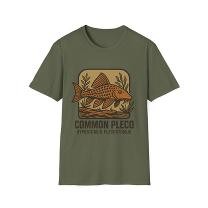 Common Pleco Shirt – Nostalgic Retro Aquarium Style