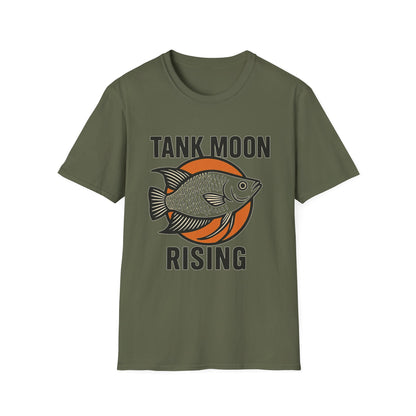 Tank Moon Rising Tee – Retro Moonlight Gourami Emblem