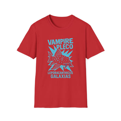 Vampire Pleco Tee – Punk Stencil Catfish Design