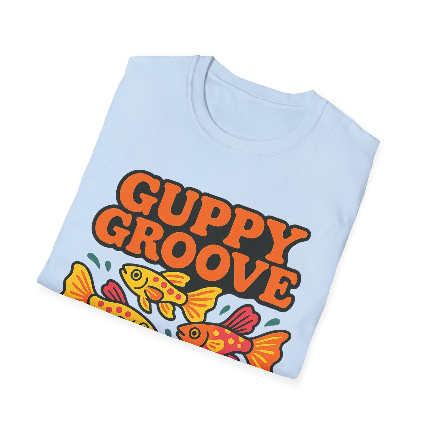 Guppy Groove Retro Neon Aquarium T-Shirt