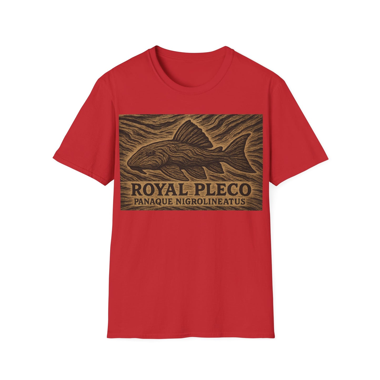 Royal Pleco Tee – Driftwood Spirit Double Exposure Design
