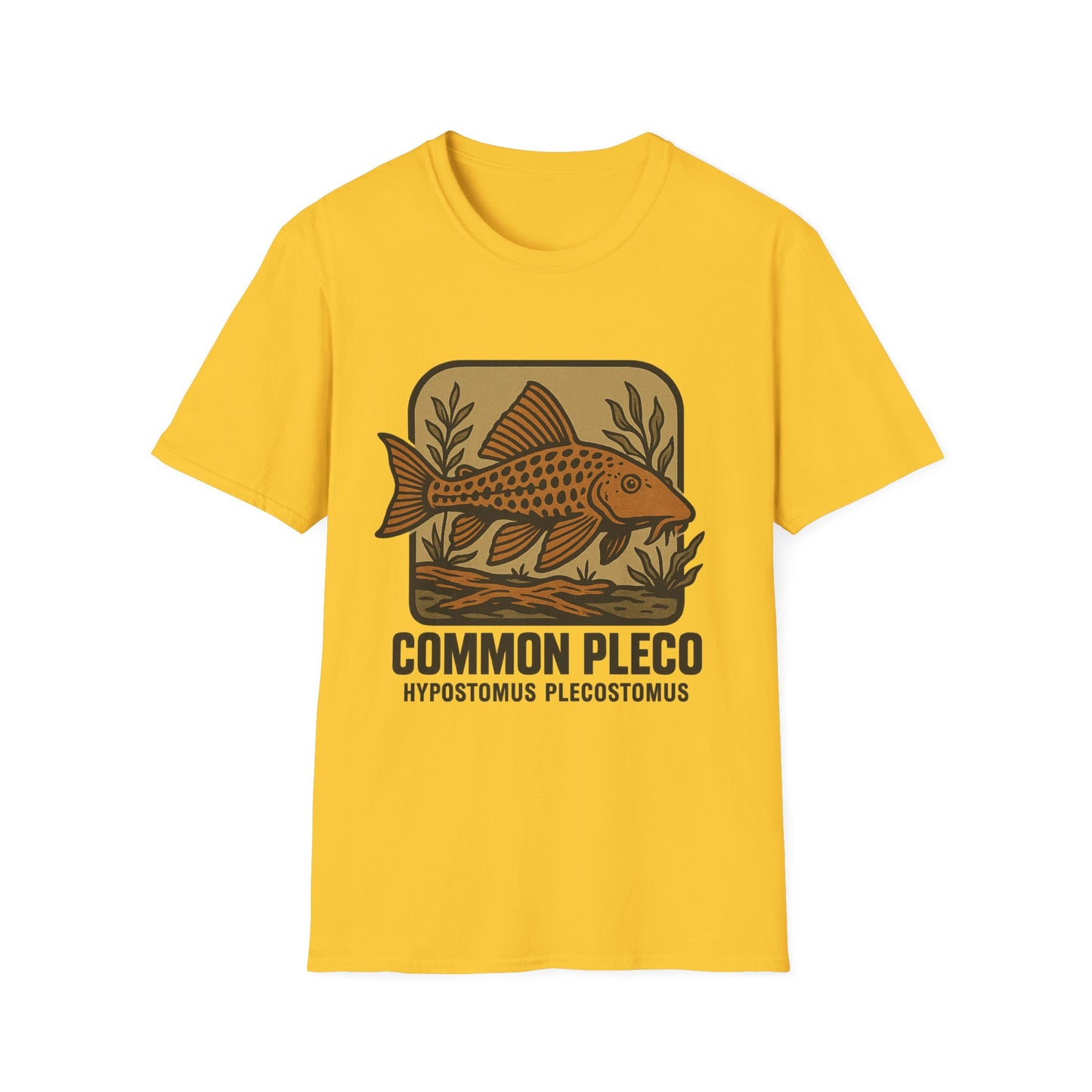 Common Pleco Shirt – Nostalgic Retro Aquarium Style