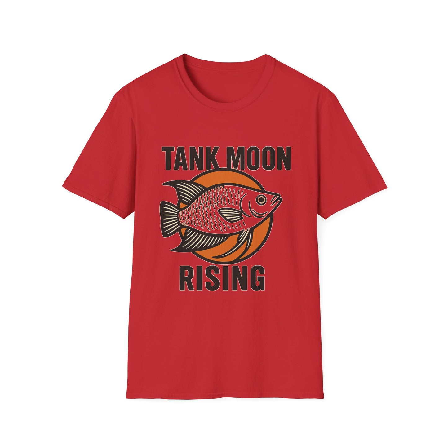 Tank Moon Rising Tee – Retro Moonlight Gourami Emblem