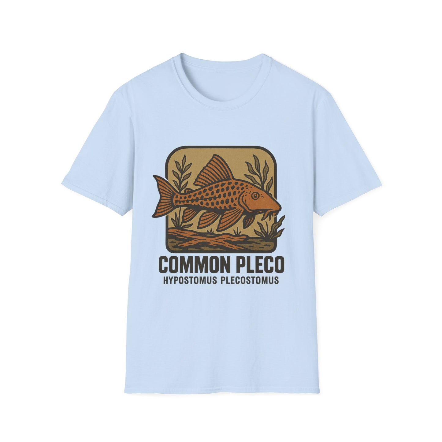 Common Pleco Shirt – Nostalgic Retro Aquarium Style