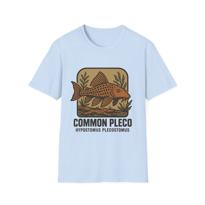 Common Pleco Shirt – Nostalgic Retro Aquarium Style
