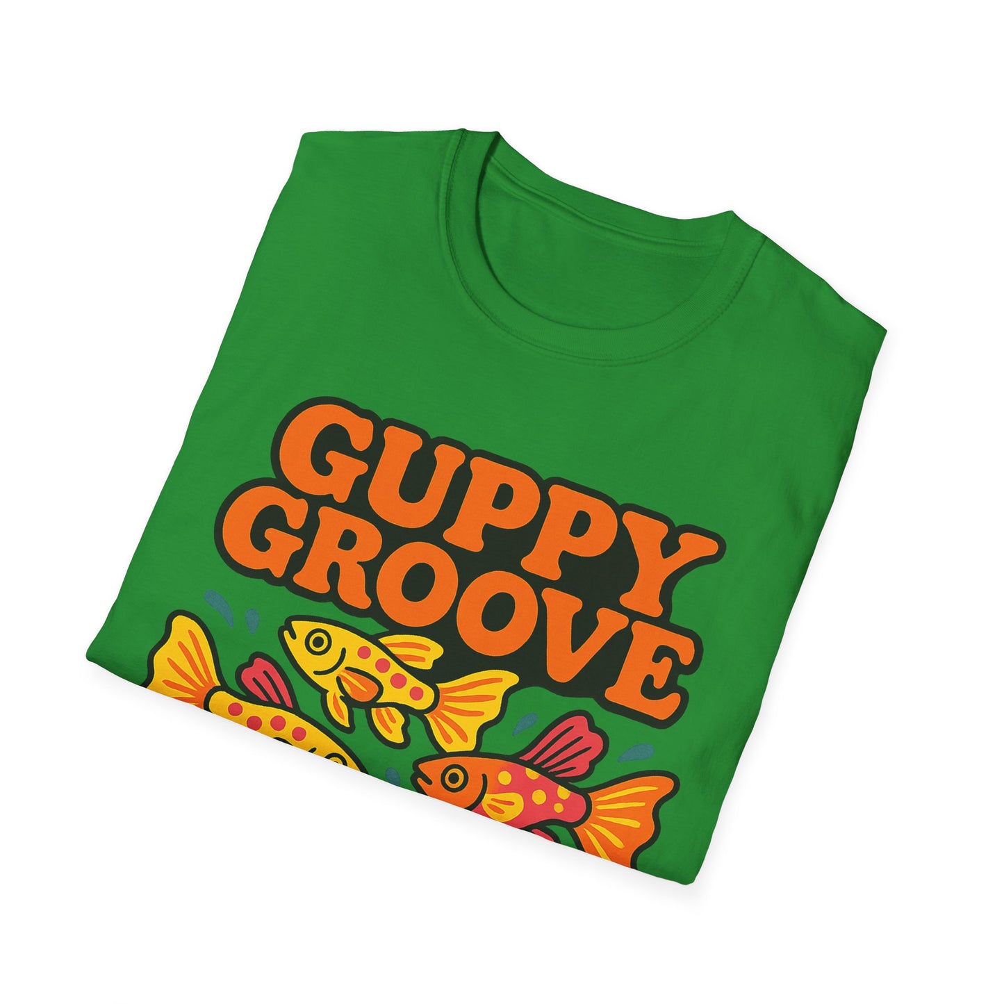 Guppy Groove Retro Neon Aquarium T-Shirt