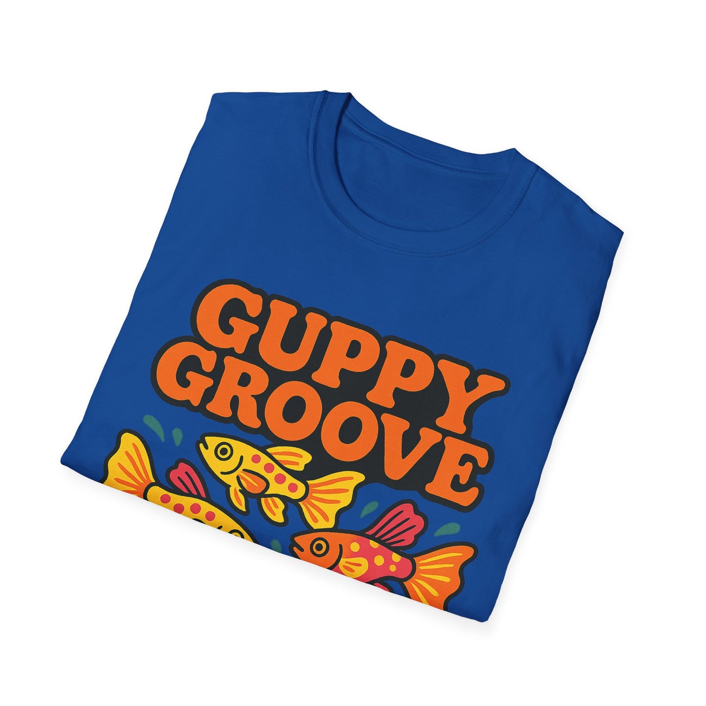 Guppy Groove Retro Neon Aquarium T-Shirt