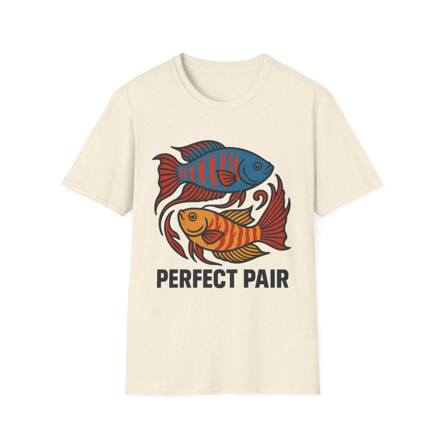 Perfect Pair Tee – Bold Yin-Yang Paradise Fish Design