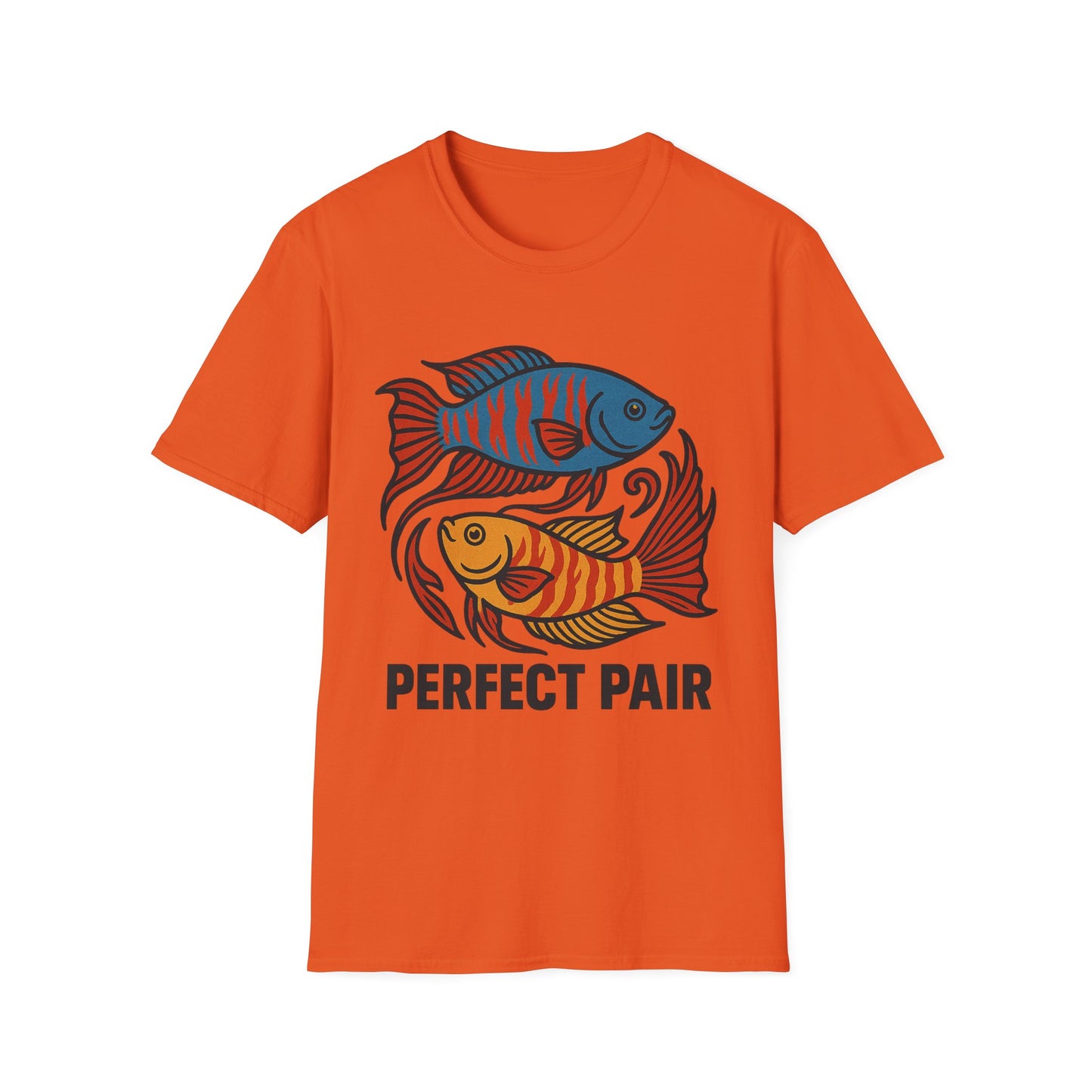 Perfect Pair Tee – Bold Yin-Yang Paradise Fish Design
