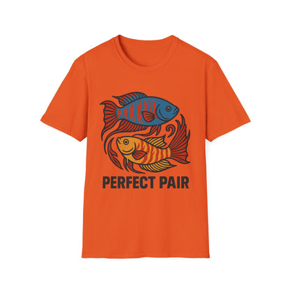 Perfect Pair Tee – Bold Yin-Yang Paradise Fish Design