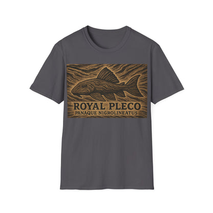Royal Pleco Tee – Driftwood Spirit Double Exposure Design
