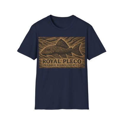 Royal Pleco Tee – Driftwood Spirit Double Exposure Design