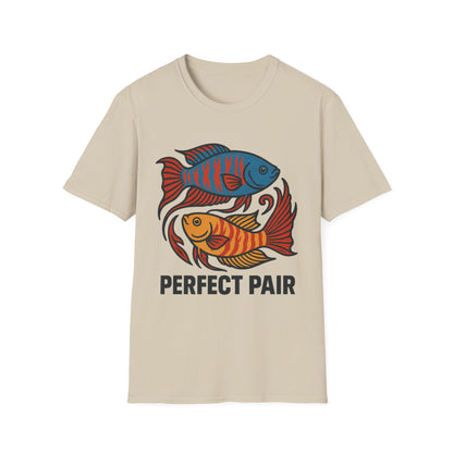 Perfect Pair Tee – Bold Yin-Yang Paradise Fish Design