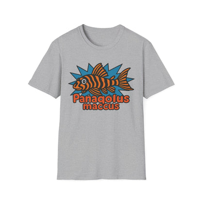 Retro Aquarium Tee – Clown Pleco Bubble Letter Print