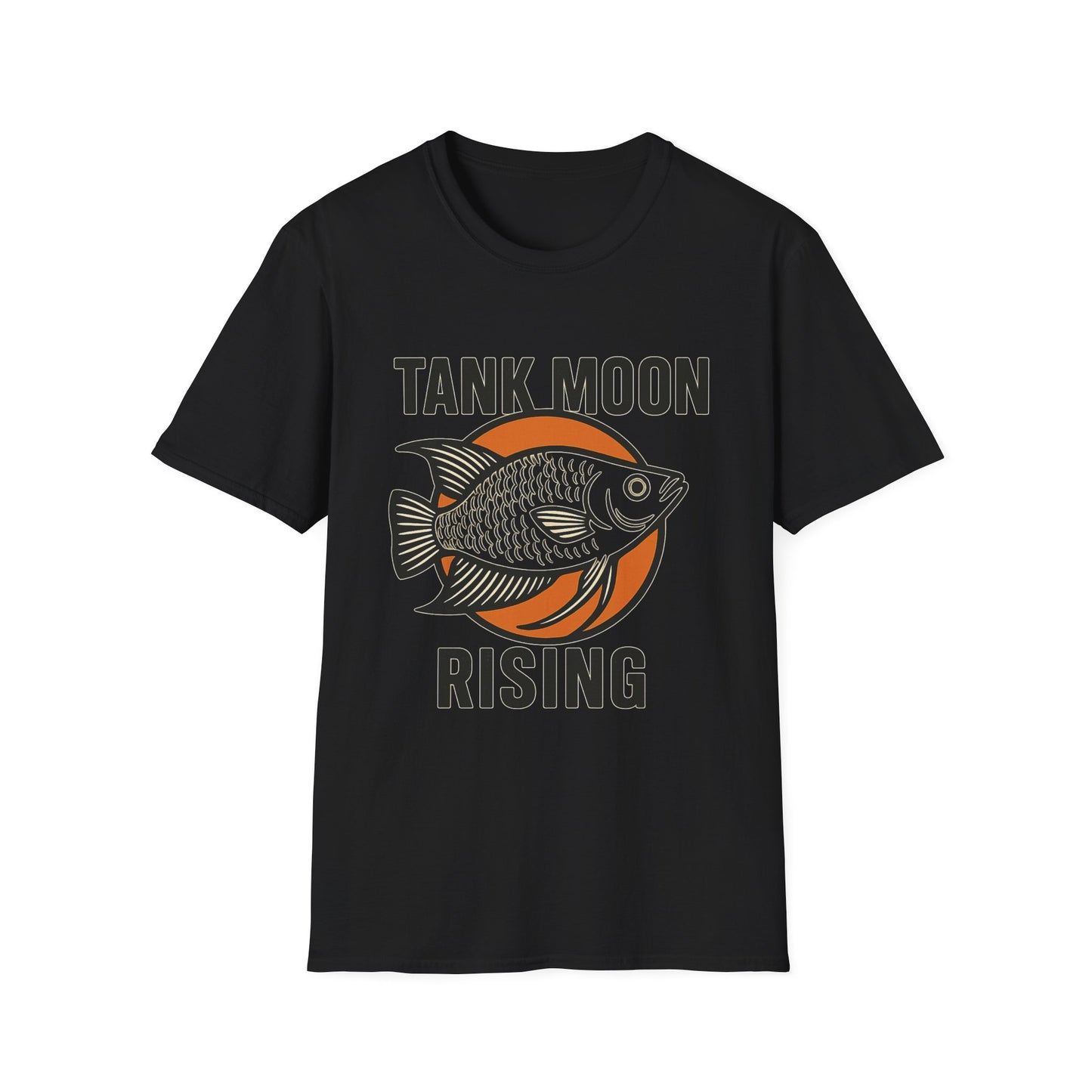 Tank Moon Rising Tee – Retro Moonlight Gourami Emblem