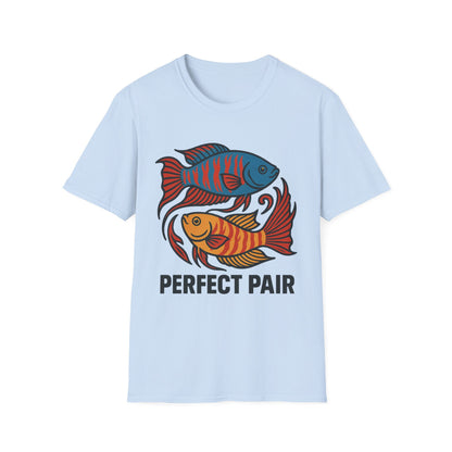 Perfect Pair Tee – Bold Yin-Yang Paradise Fish Design