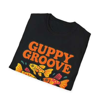 Guppy Groove Retro Neon Aquarium T-Shirt
