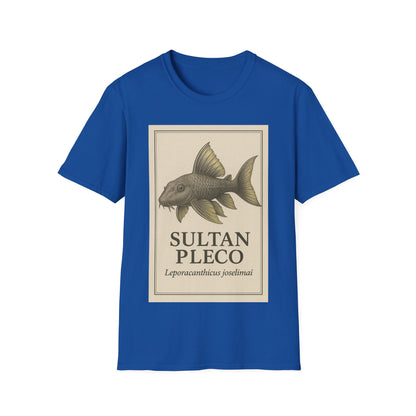 Sultan Pleco Tee – Realistic Etching Catfish Design