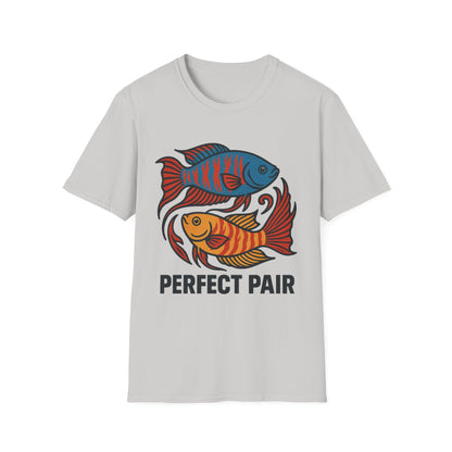Perfect Pair Tee – Bold Yin-Yang Paradise Fish Design