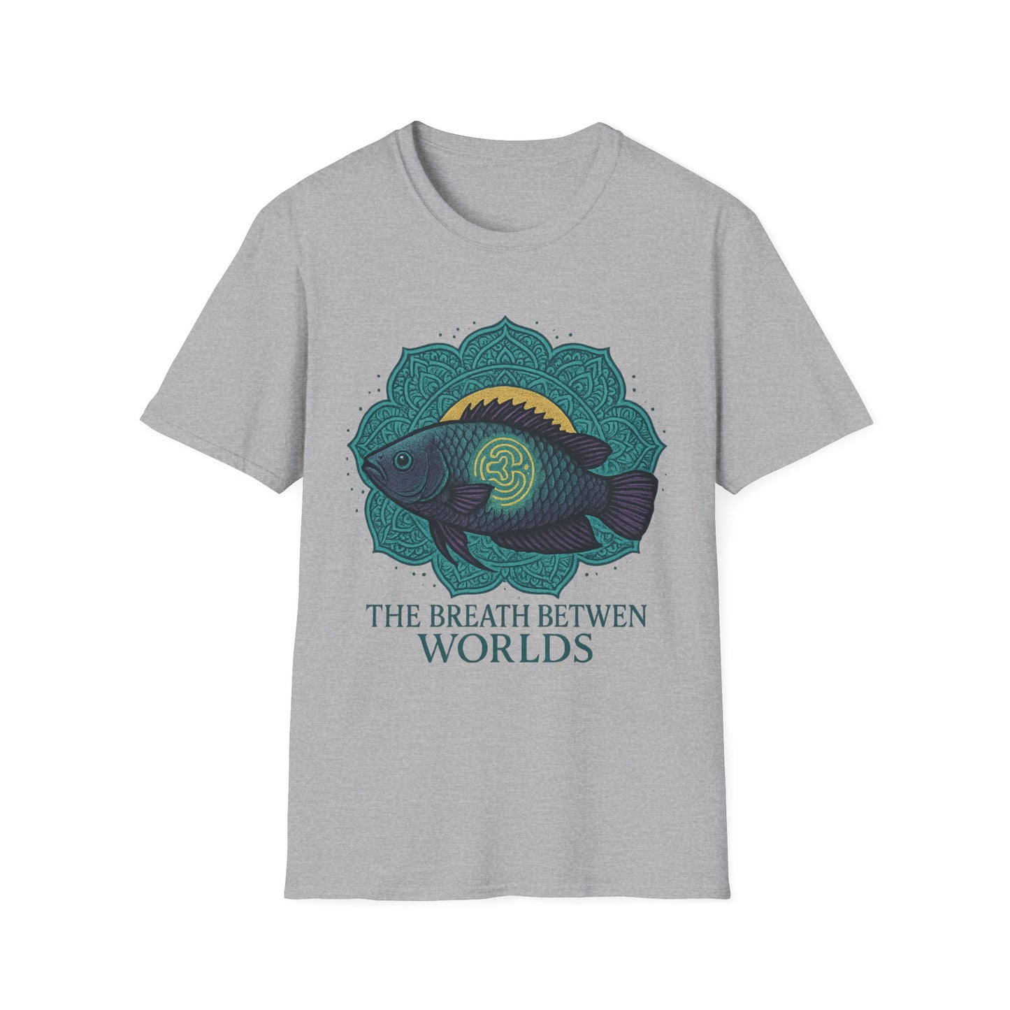 The Breath Between Worlds Tee – Spiritual Climbing Perch Design