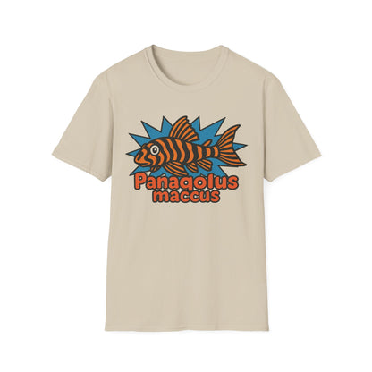 Retro Aquarium Tee – Clown Pleco Bubble Letter Print