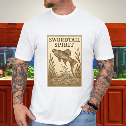 Swordtail Spirit Vintage Aquarium T-Shirt