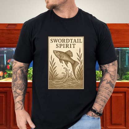 Swordtail Spirit Vintage Aquarium T-Shirt