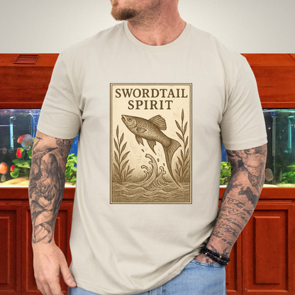 Swordtail Spirit Vintage Aquarium T-Shirt